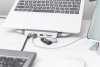 Digitus Podstawka pod notebooka ze zintegrowaną stacją dokującą, USB-C, 8 portów